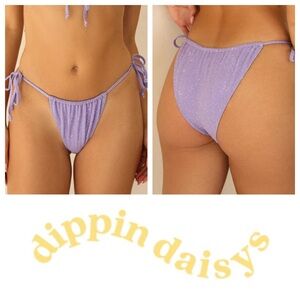 NWT Sparkly String Bikini Bottom